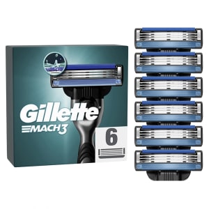 Gillette Mach3 Rakblad För Män 6 Rakblad