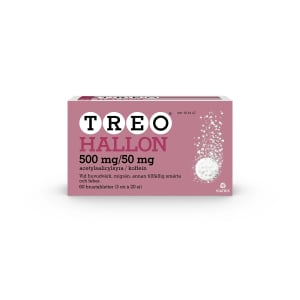 Treo Hallon brustablett 500mg/50mg, 60 (3x20) st