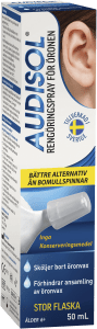 Audisol Rengöringspray Öron 50 ml