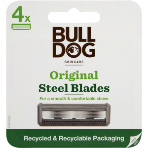 Bulldog Original Steel Blades Rakblad 4 st