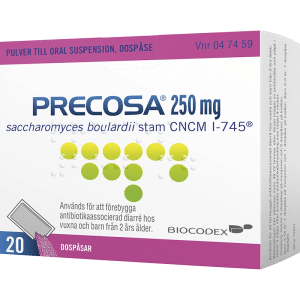 Precosa 250 mg Pulver till oral suspension 20 dospåsar