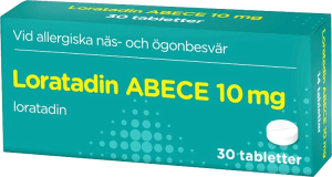 Loratadin ABECE Tablett 10 mg 30 st