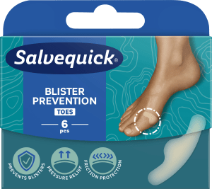 Salvequick Blister Prevention Toes 6 st