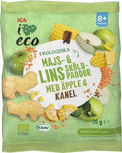 ICA I Love Eco Majs & Linssköldpaddor 20 g