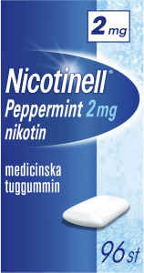 Nicotinell Peppermint Medicinskt tuggummi 2 mg 96 st