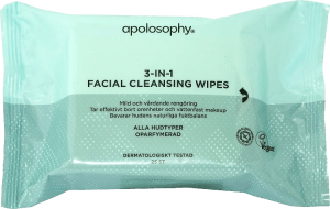 Apolosophy Face 3in1 Facial Cleansing Wipes 25 st