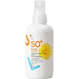 Hjärtats Solspray Barn SPF50+ Oparfymerad 200 ml