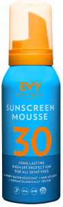 Evy Sunscreen Mousse Travel Size SPF30 100 ml