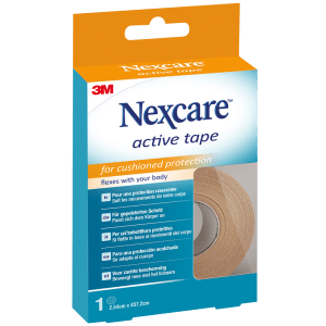 Nexcare Active Tape 2,5 cm x 4,5 m 1 rulle