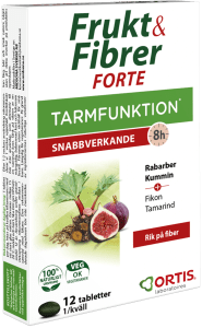 Frukt & Fibrer Forte Tablett 12st