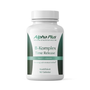 Alpha Plus B-Komplex Time Release 90 tabletter