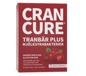 Elexir Cran Cure Tranbär Plus Mjölksyrabakterier 60 tabletter