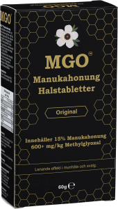 MGO Manukahonung 600+ Halstabletter Original 60 g
