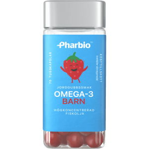 Pharbio Omega-3 Barn Kapsel 70st
