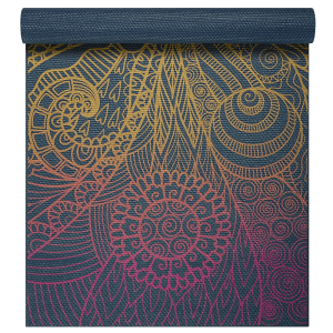 Gaiam 4 mm Classic Printed Vivid Zest Yoga Mat