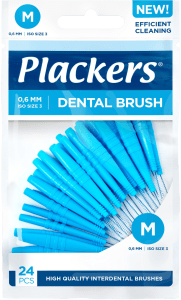 Plackers Dental Brush M 0,6 mm 24 st