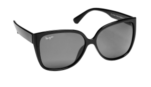Haga Eyewear Solglas Milan Polarized Black Grey Lens 1par