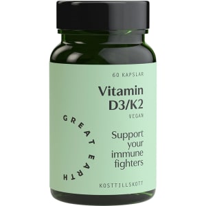 Great Earth Vitamin D3/K2 60 kapslar