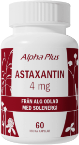 Alpha Plus Astaxantin 4 mg 60 kapslar