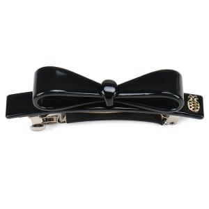 Ia Bon Bow Clip Glossy Black 1 st