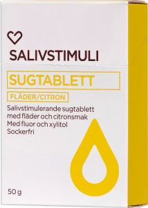 Hjärtats salivstimulerande Sugtablett Fläder/Citron 50 g
