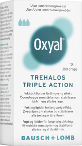 Oxyal Trehalos Triple Action Ögondroppar 10 ml