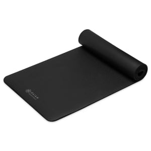 Gaiam Essentials Fitness Mat 10 mm Black