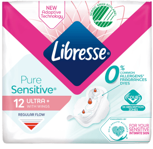 Libresse Pure Sensitive Ultra Regular Wing 12-pack