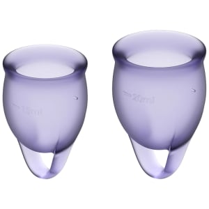 Satisfyer Feel Confident Menstrual Cup Lila