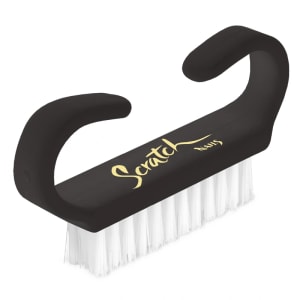 Scratch Manicure Scrub Brush Mini Black