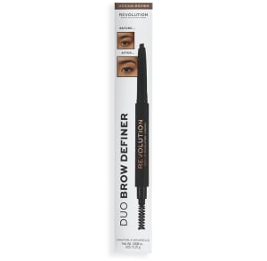 Makeup Revolution Duo Brow Pencil 0,15 g Medium Brown