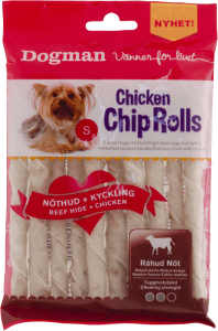 Dogman Chicken Chip Roll med Kyckling 10-pack