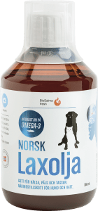 BioSalma Norsk Laxolja för Hund och Katt 300 ml