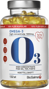 BioSalma Omega-3 Forte 70% 1000mg 132 kapslar