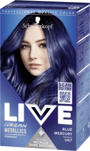 Schwarzkopf Live Intense Color Hårfärg U67 Blue Mercury