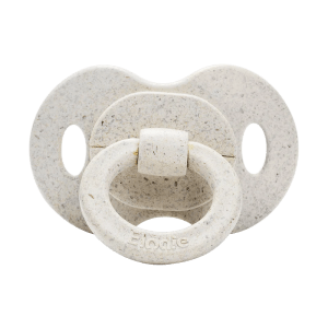 Elodie Bamboo Pacifier Lily White Silicone