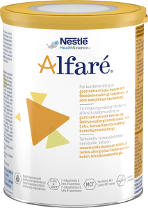 Alfaré För kostbehandlig av spädbarn med födoämnesintolerans 400 g