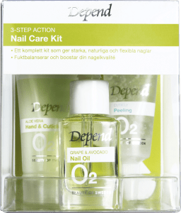 Depend 3-Step Action Nail Care Kit