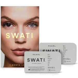 SWATI Cosmetics 1 Month Pearl färgade linser