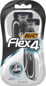 BIC Flex4 Rakhyvlar för Män 3-pack