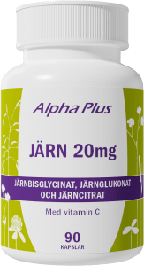 Alpha Plus Järn 20 mg 90 st