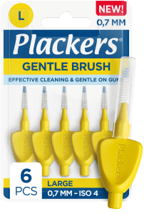 Plackers Gentle Brush 0,7 mm 6st