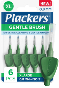 Plackers Gentle Brush 0,8 mm 6st