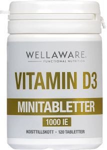 WellAware Vitamin D3 1000IE 120 minitabletter