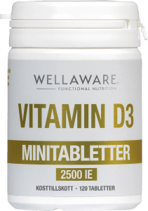 WellAware Vitamin D3 2500 IE 120 minitabletter