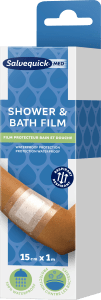 Salvequick MED Shower & Bath Film 15 cm x 1 m