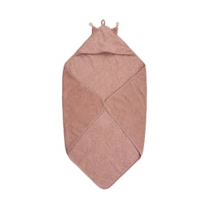 Pippi Organic Hooded Towel Misty Rose