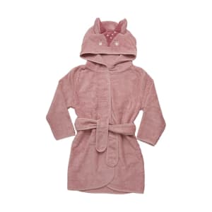 Pippi Organic Bath Robe Misty Rose 122/128