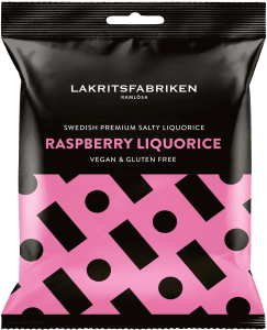 Lakritsfabriken Premium White Salty Raspberry 100 g
