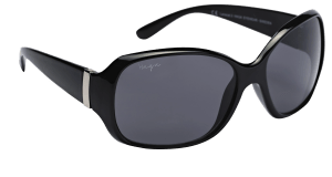 Haga Eyewear Solglas Siena Polarized Shiny Black-Grey Lens